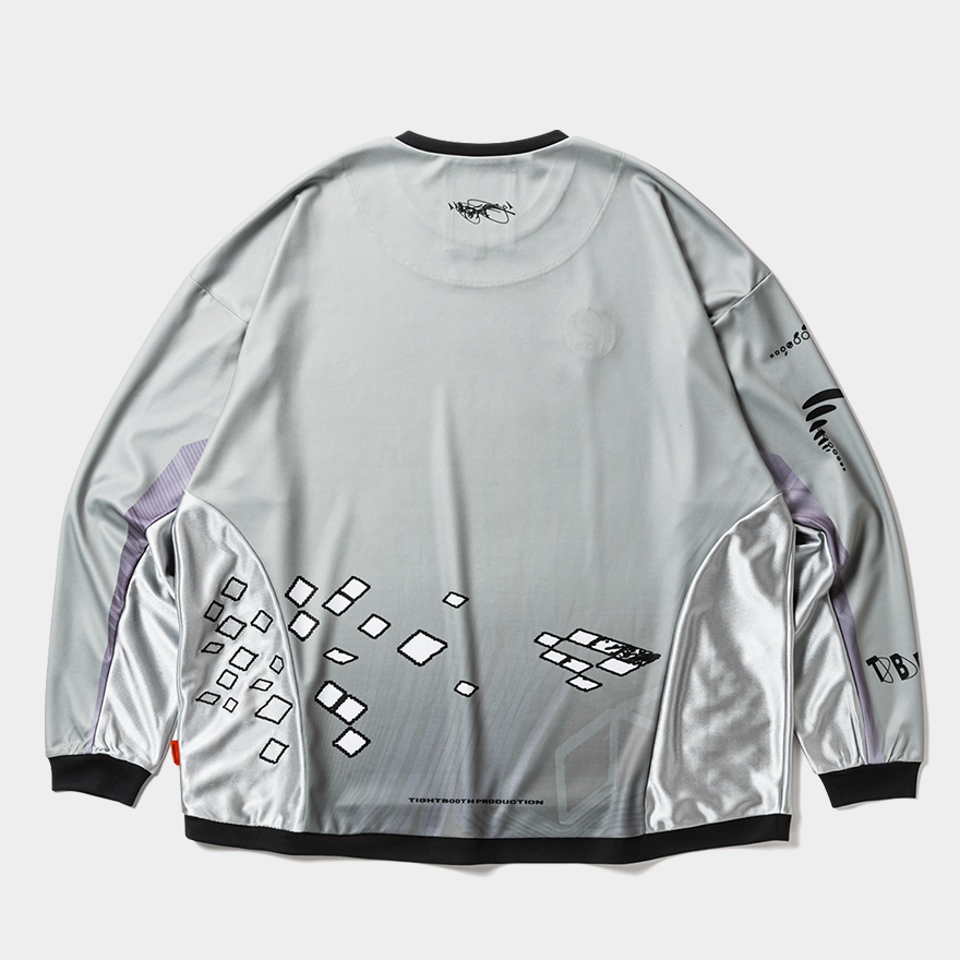 画像: TIGHTBOOTH x SauRas Being L/S SOCCER JERSEY（Grey）［サッカージャージ-25春夏］