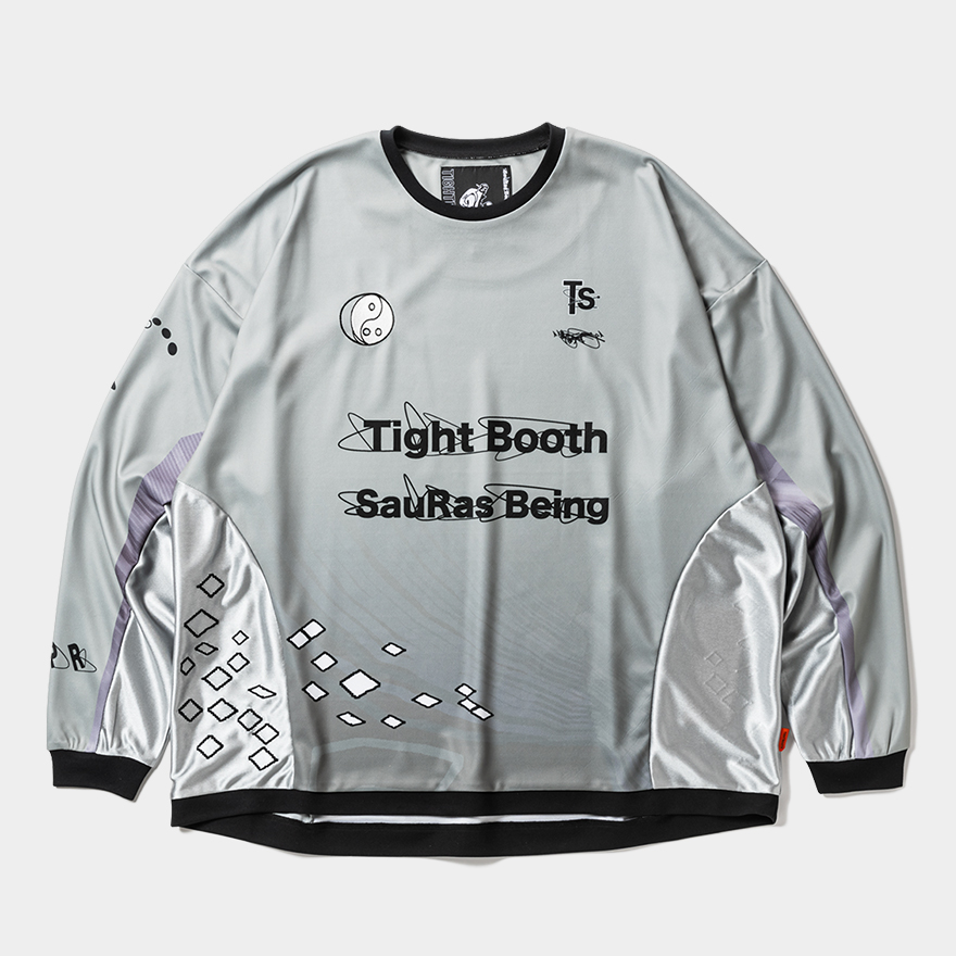 画像: TIGHTBOOTH x SauRas Being L/S SOCCER JERSEY（Grey）［サッカージャージ-25春夏］