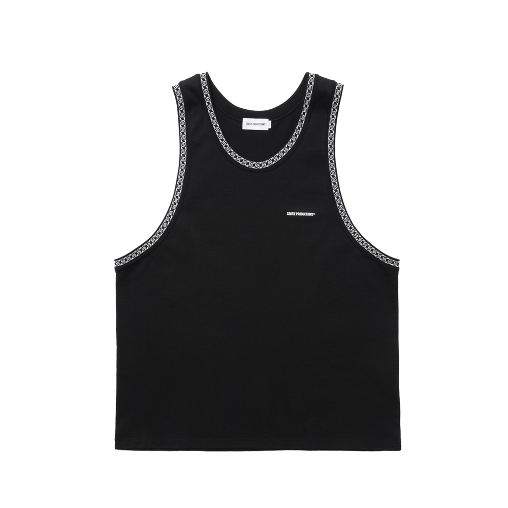 画像: COOTIE PRODUCTIONS/Jacquard Ringer Error Fit Tank Top（Black）［エラーフィットタンクトップ-25春夏］
