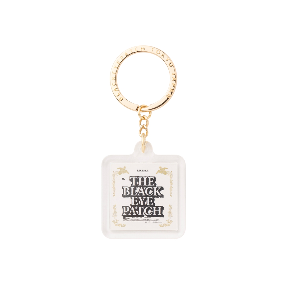 画像: BlackEyePatch/TRADEMARK CERTIFICATE KEYCHAIN（WHITE）