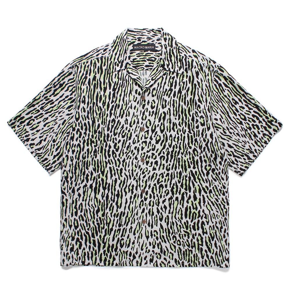 画像: WACKO MARIA/LEOPARD HAWAIIAN SHIRT（GRAY）［レオパードハワイアンシャツ-25春夏］