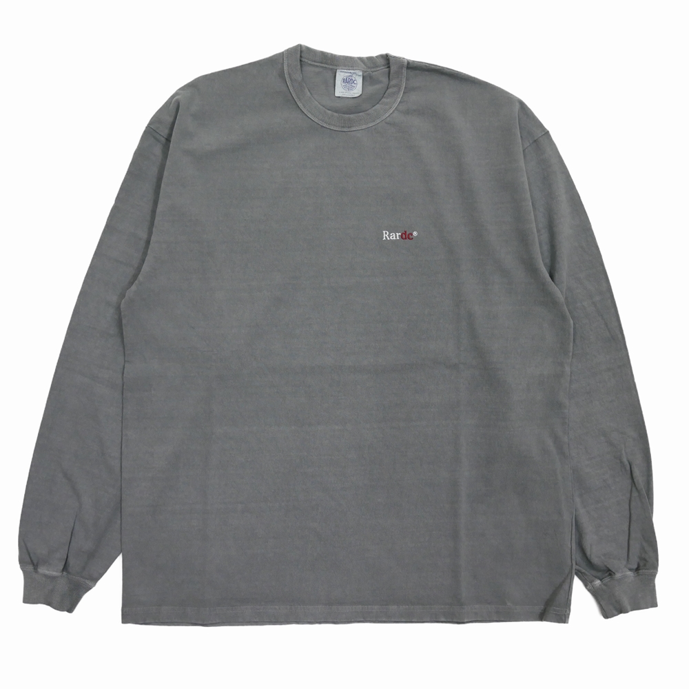 画像: ROUGH AND RUGGED/DESIGN LS（BLACK/PIGMENT）［刺繍+プリント長袖T-25春夏］