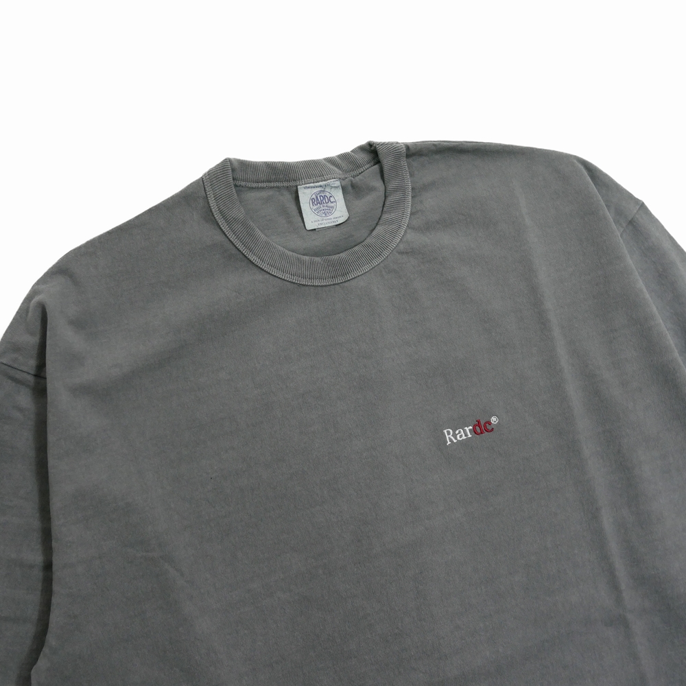 画像: ROUGH AND RUGGED/DESIGN LS（BLACK/PIGMENT）［刺繍+プリント長袖T-25春夏］