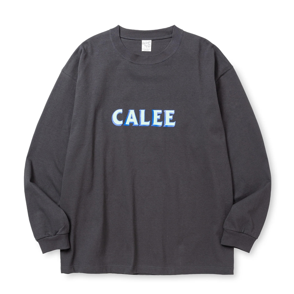 画像: CALEE/VINTAGE TYPE SYNDICATE RETRO GIRL L/S TEE ＜NATURALLY PAINT DESIGN＞（BLACK）［プリント長袖T-25春夏］
