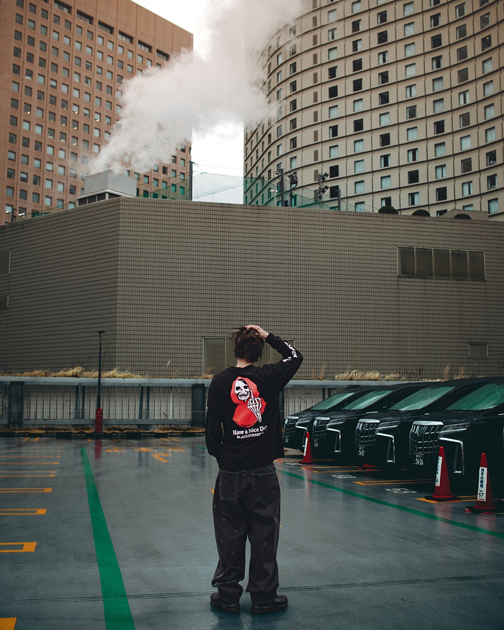 画像: BlackEyePatch/HAVE A NICE DAY L/S TEE（BLACK）