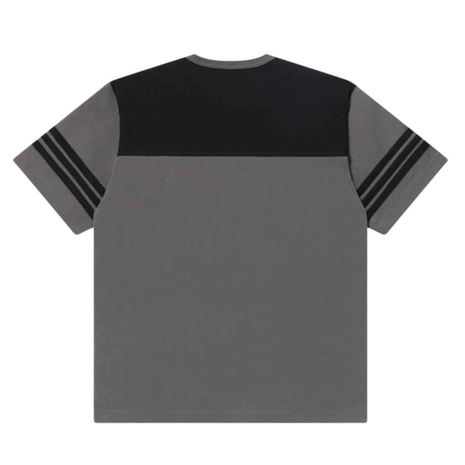 画像: BlackEyePatch/BLOCK COLLEGE 2 TONE HOCKEY TEE（CHARCOAL）