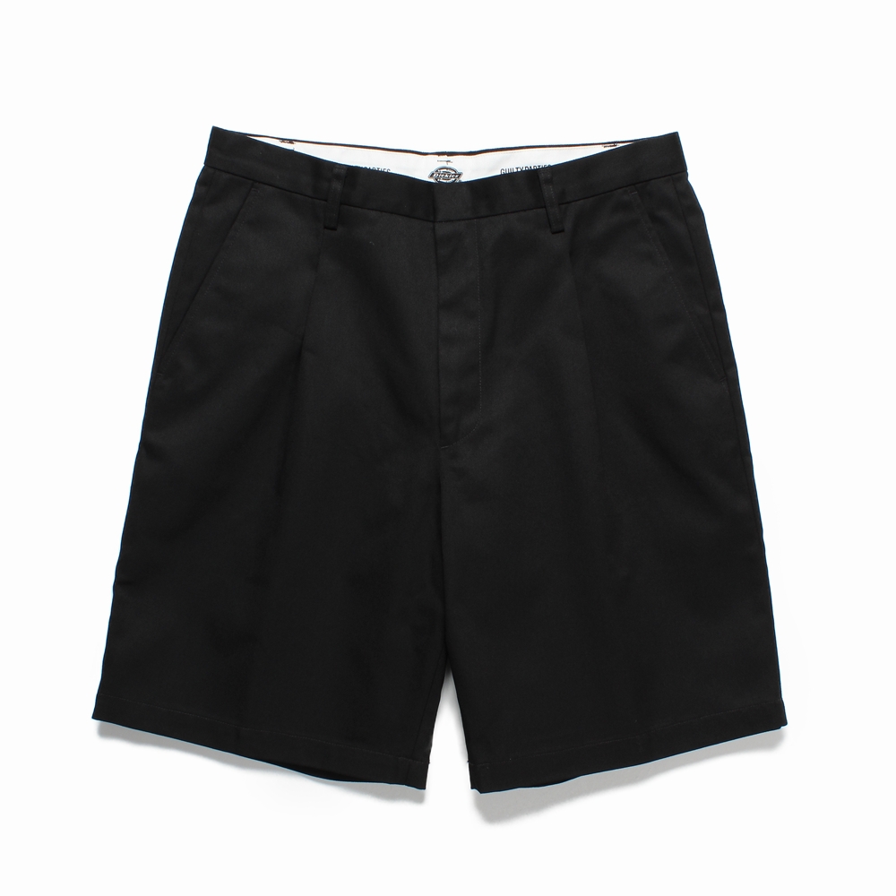 画像: WACKO MARIA/DICKIES / PLEATED SHORT TROUSERS（BLACK）［ワンタックショートトラウザース-25春夏］