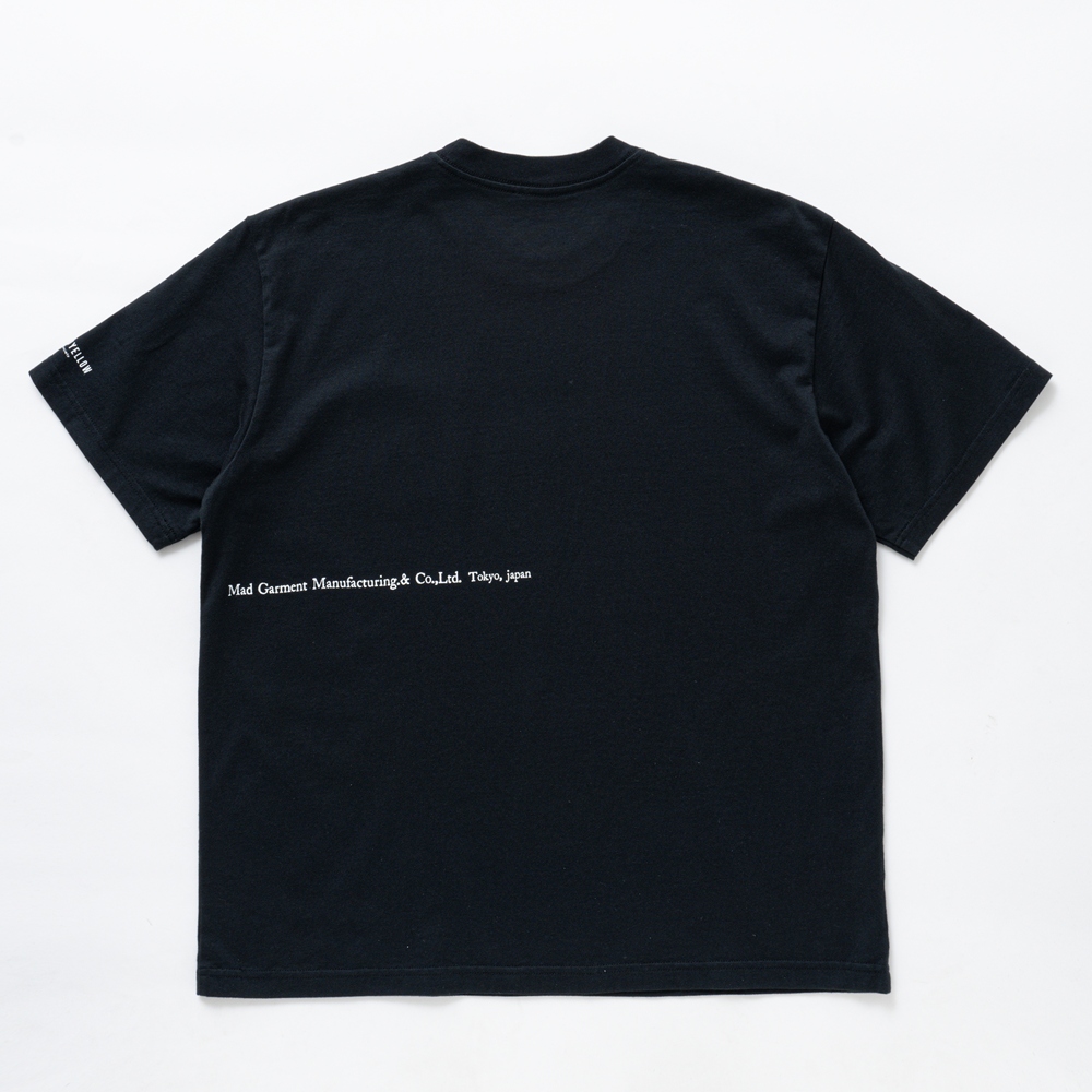 画像: RATS/PACK TEE REGULAR SILHOUETTE "CREW NECK"（BLACK）［プリントポケT-25春夏］