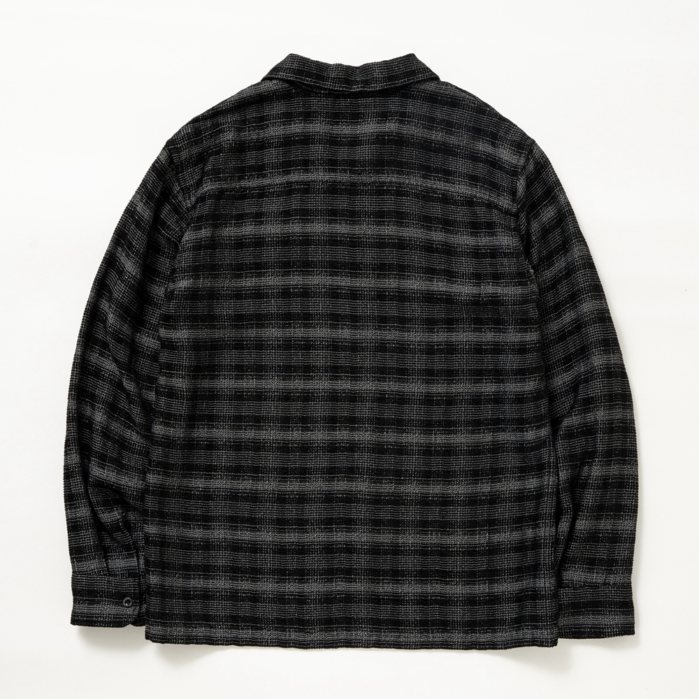 画像: RATS/OMBRE CHECK SHIRT（BLACK/GRAY CHECK）［オンブレチェックシャツ-25春夏］