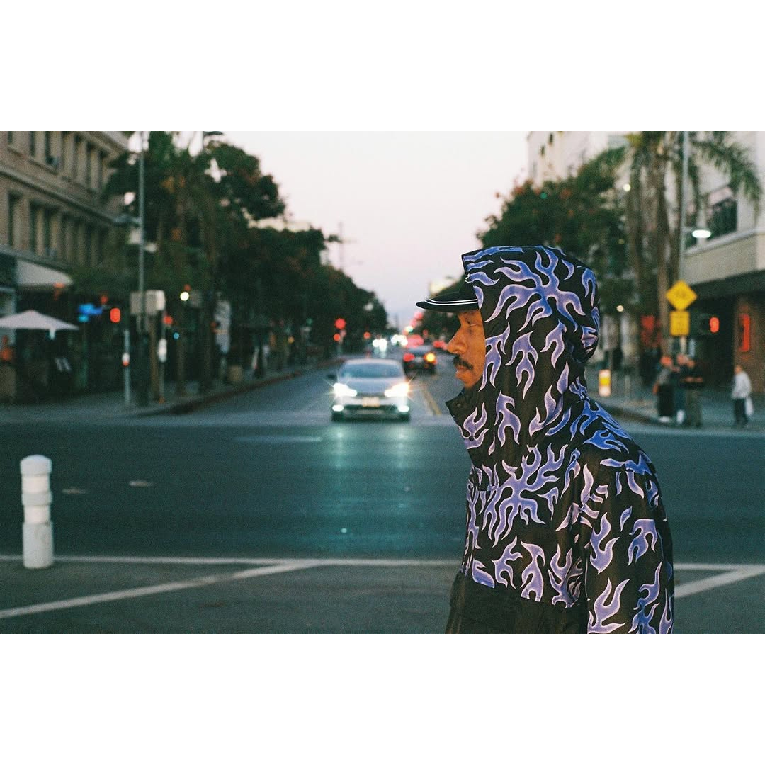 画像: CHALLENGER/PACKABLE FIRE ANORAK（PURPLE/BLACK）［パッカブルファイヤーアノラック-25春夏］