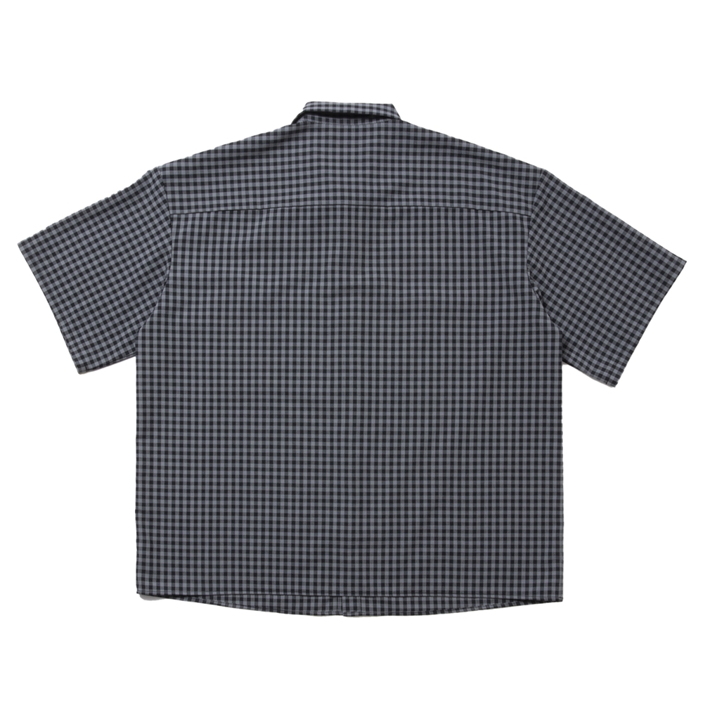 画像: COOTIE PRODUCTIONS/T/W Work S/S Shirt（Gingham Check）［ワークシャツ-25春夏］