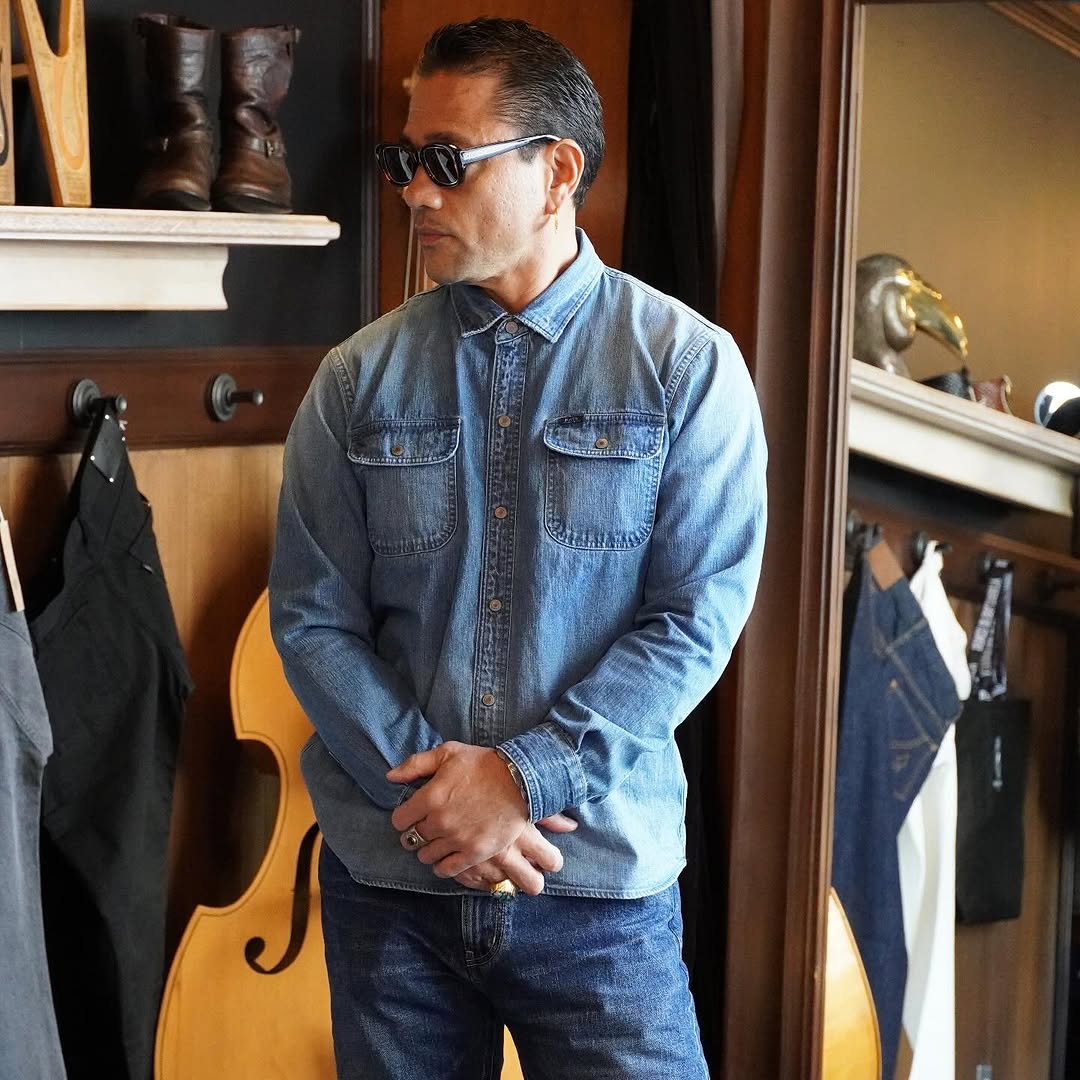 画像: RATS/DENIM WORK SHIRT（INDIGO）［デニムワークシャツ-25春夏］
