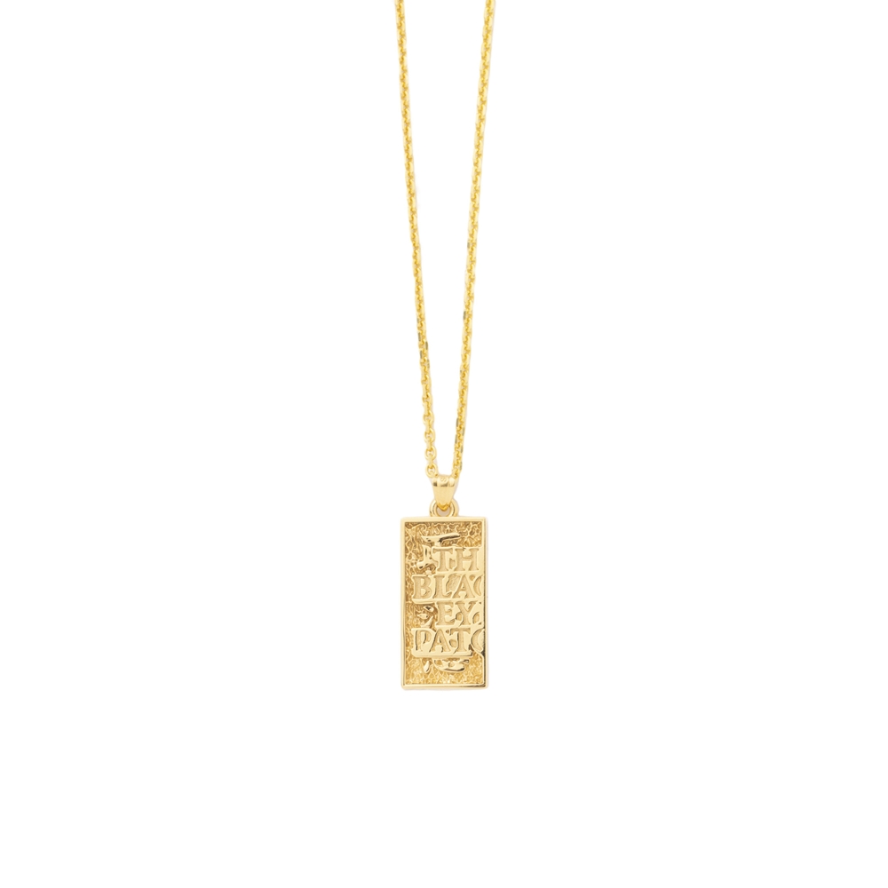 画像: BlackEyePatch/HWC LABEL PENDANT NECKLACE（GOLD）