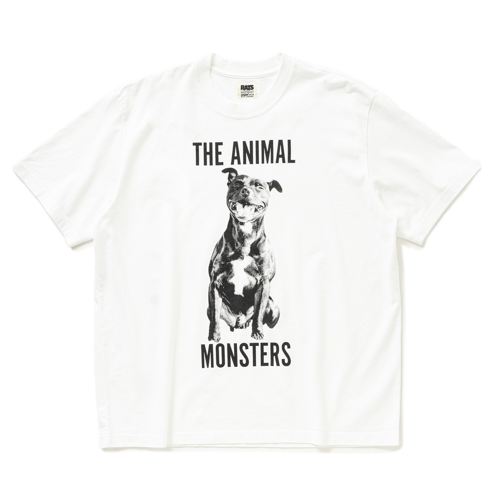 画像: RATS/ANIMAL MONSTERS TEE（WHITE）［プリントT-25春夏］