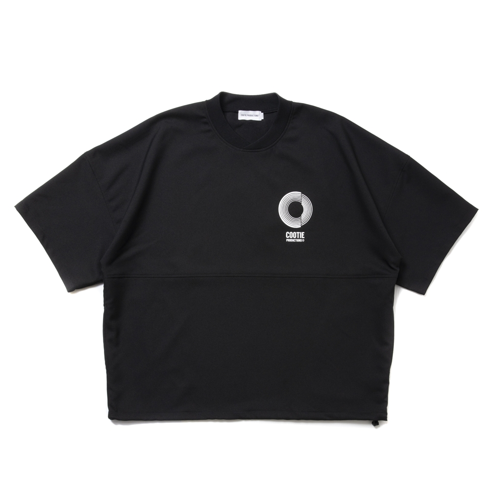 画像: COOTIE PRODUCTIONS/Polyester Twill S/S Football Top（Black）［フットボールトップ-25春夏］