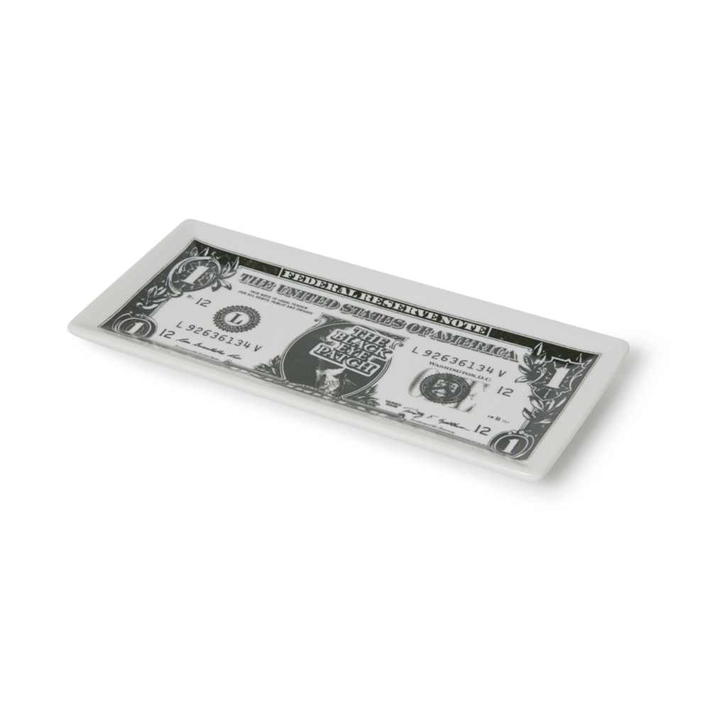 画像: BlackEyePatch/DOLAR BILL CERAMIC TRAY（WHITE）