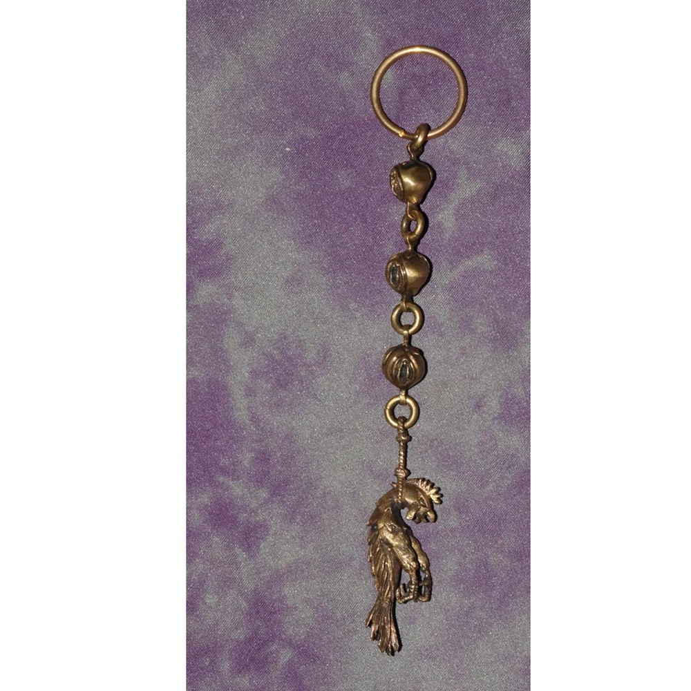 画像1: exodus/COCK & PUSSY KEYCHAIN（×D.O.D）（A.GOLD）［キーチェーン-25春夏］ (1)