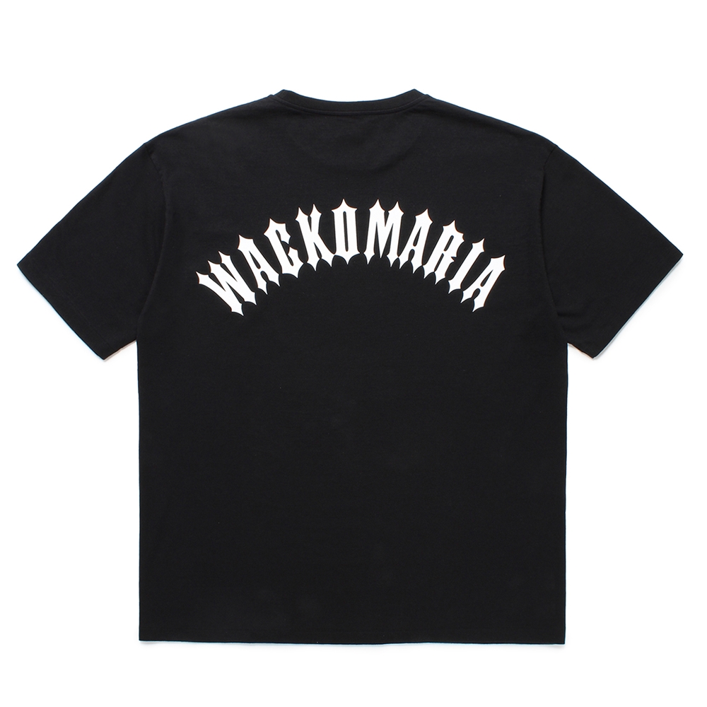画像: WACKO MARIA/WASHED HEAVY WEIGHT T-SHIRT（BLACK）［プリントT-25春夏］