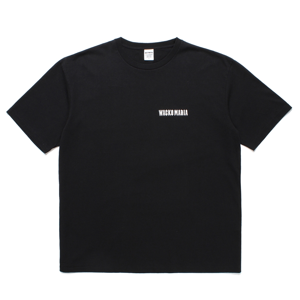 画像: WACKO MARIA/WASHED HEAVY WEIGHT T-SHIRT（BLACK）［プリントT-25春夏］