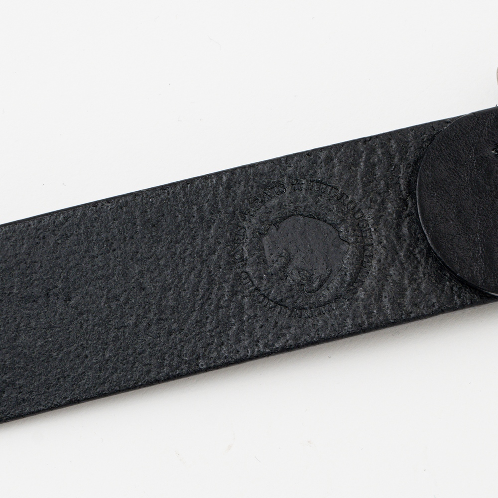 画像: RATS/LEATHER BELT（BLACK/BLACK）［レザーベルト-25春夏］