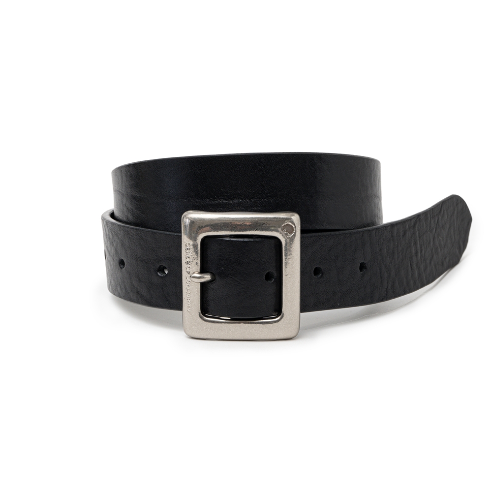 画像: RATS/LEATHER BELT（BLACK/SILVER）［レザーベルト-25春夏］