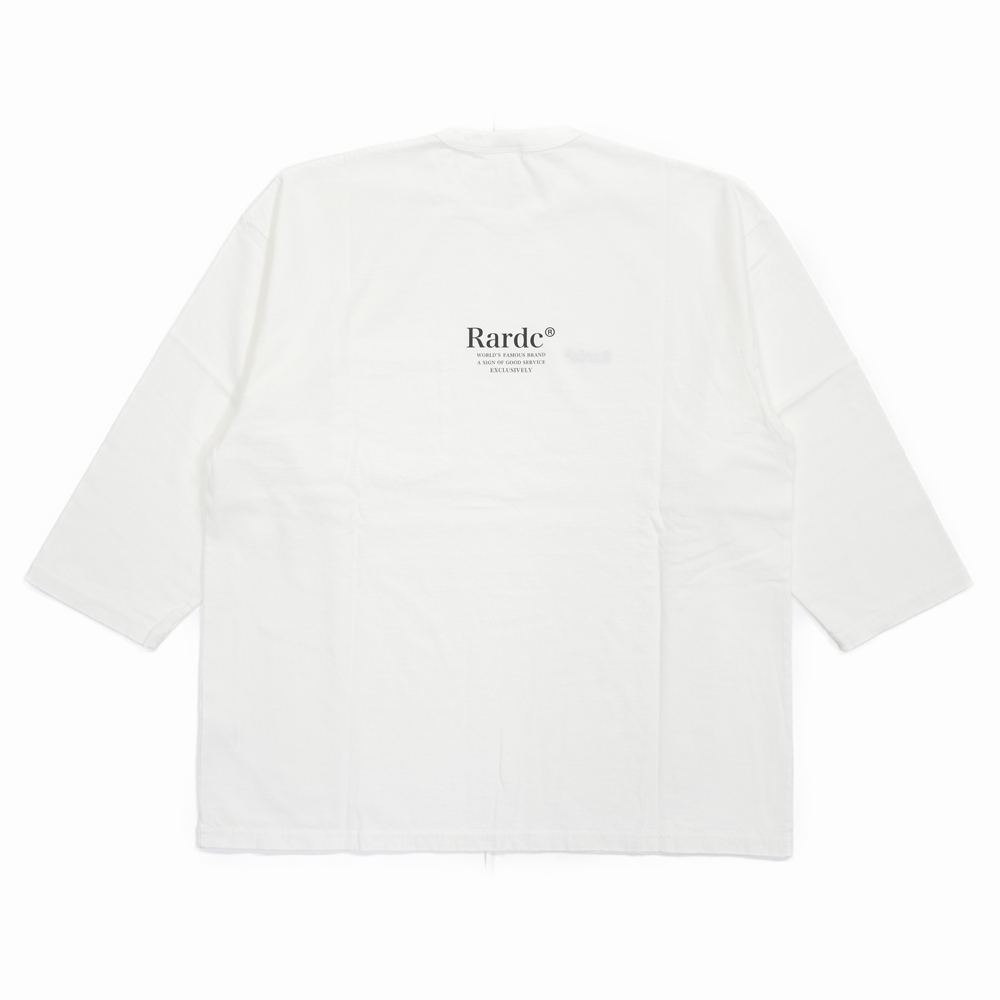 画像: ROUGH AND RUGGED/DESIGN QS（WHITE）［刺繍+プリント7分袖ポケT-25春夏］