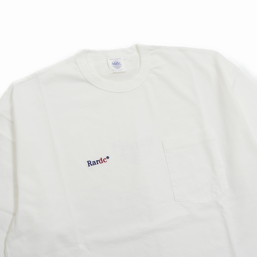 画像: ROUGH AND RUGGED/DESIGN QS（WHITE）［刺繍+プリント7分袖ポケT-25春夏］