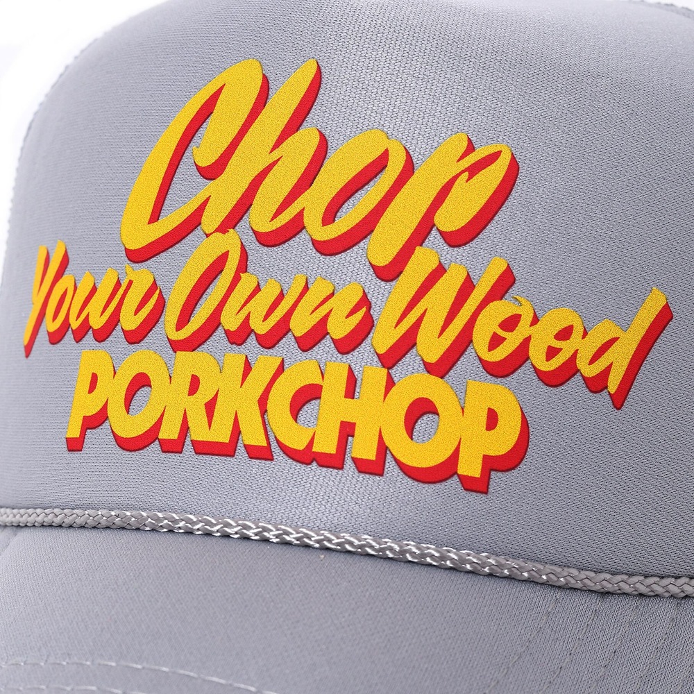 画像: PORKCHOP/CHOP YOUR OWN WOOD CAP 2025（GRAY）［メッシュキャップ-25春夏］