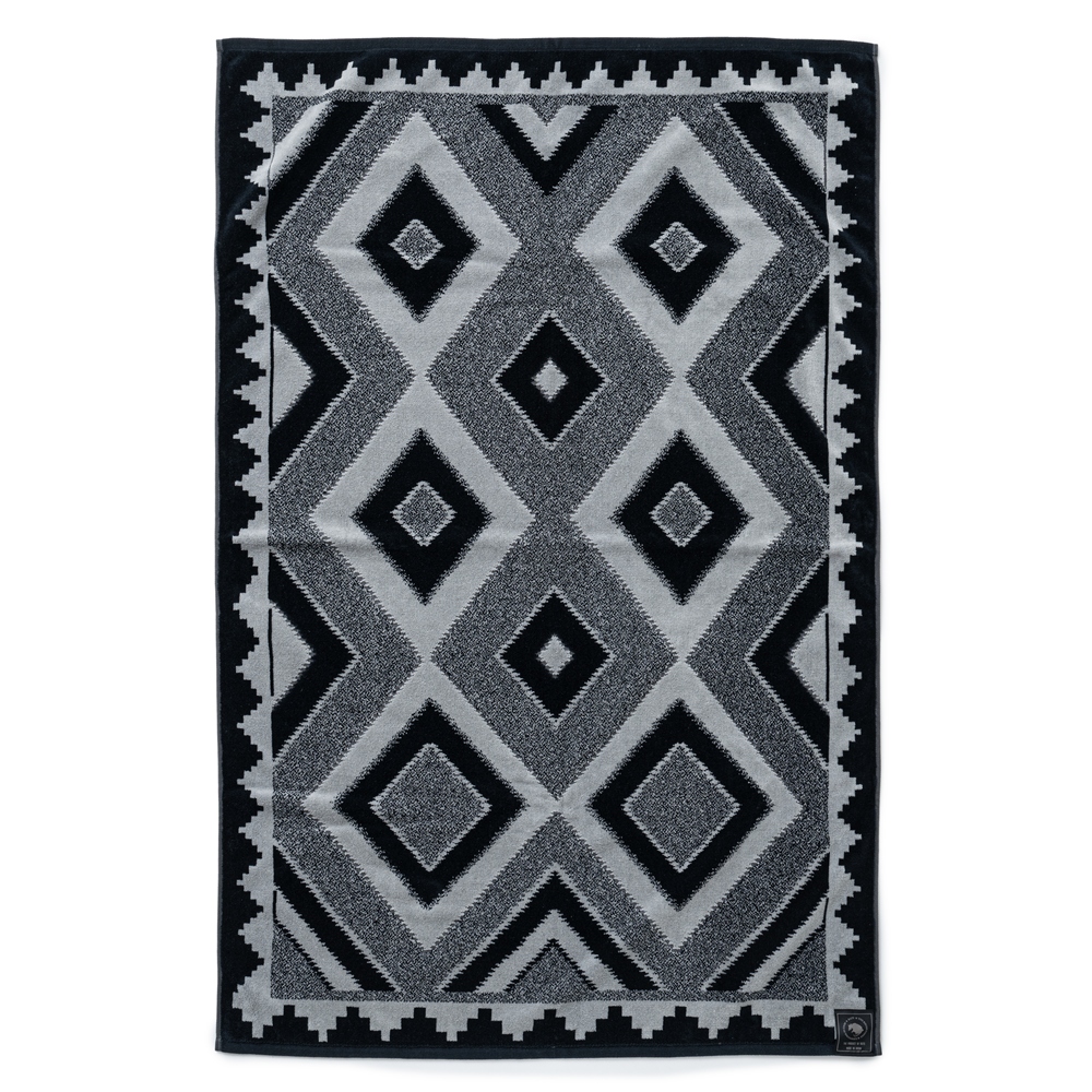画像: RATS/TOWEL BLANKET（BLACK/GRAY）［タオルブランケット-25春夏］