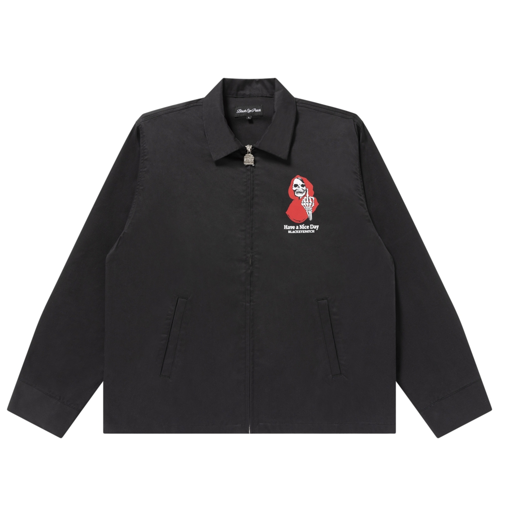 画像: BlackEyePatch/HAVE A NICE DAY DRIZZLER JACKET（BLACK）
