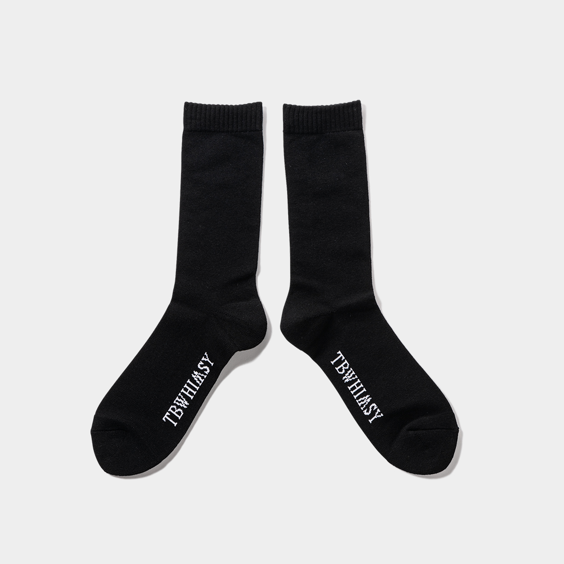 画像: TIGHTBOOTH/LABEL LOGO SOCKS（Black）［ラベルロゴソックス-25春夏］