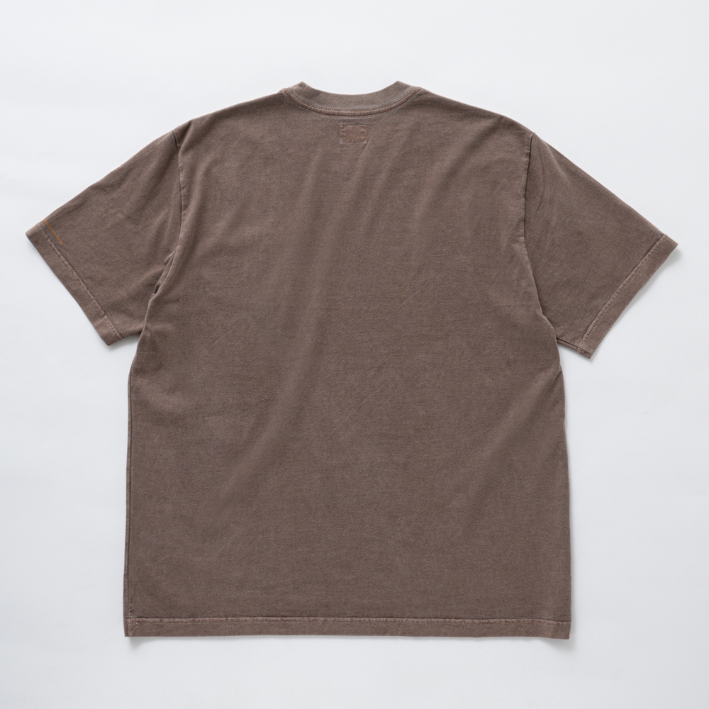 画像: RATS/PIGMENT DYED POCKET TEE（BROWN）［ピグメント染めポケT-25春夏］