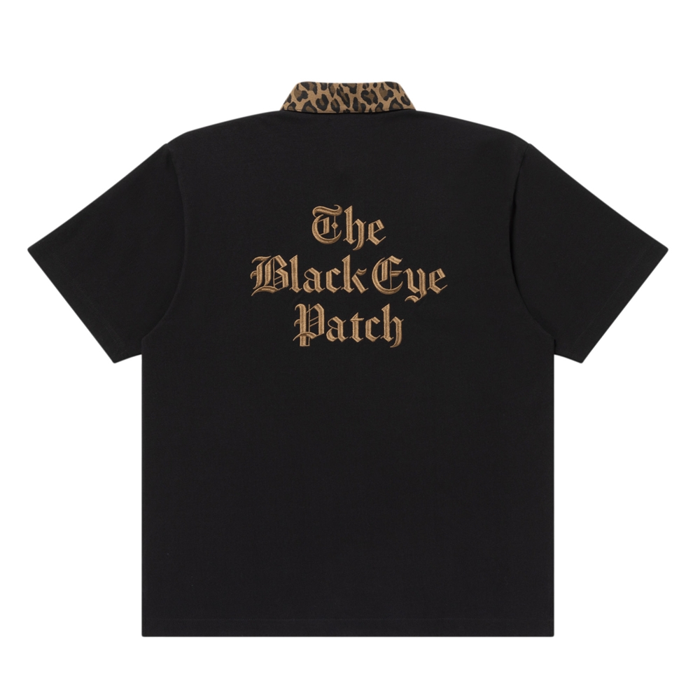 画像: BlackEyePatch/BEP TIMES LEOPARD COLLARED RUGBY SHIRT（BLACK）