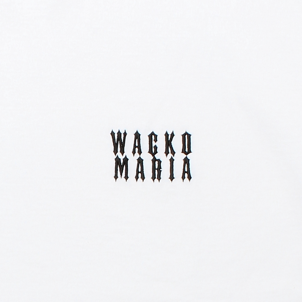 画像: WACKO MARIA/WASHED HEAVY WEIGHT T-SHIRT（WHITE）［刺繍T-25春夏］