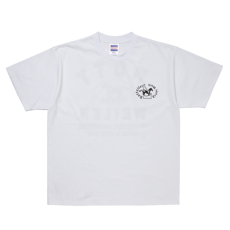 画像: 【25秋冬ご予約受付中！25年7月入荷予定】ROTTWEILER/HORSE TEE（WHITE）［プリントT-25秋冬］