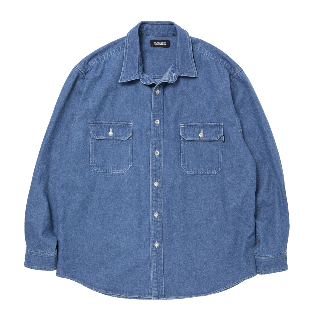 画像: 【25秋冬ご予約受付中！25年9月入荷予定】ROTTWEILER/R9 WASHED DENIM SHIRT（INDIGO）［ウォッシュドデニムシャツ-25秋冬］