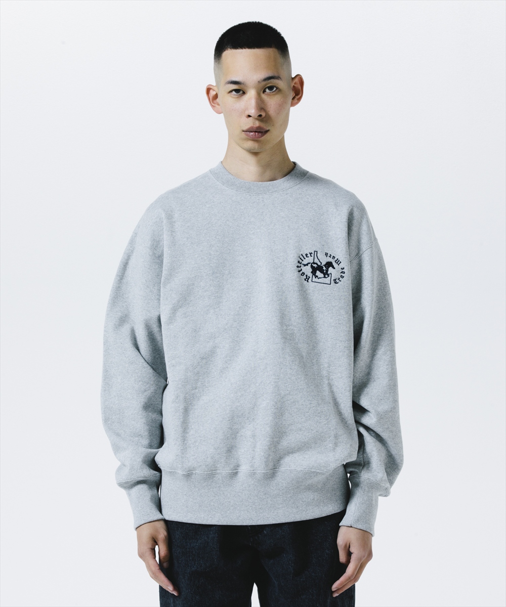 画像: 【25秋冬ご予約受付中！25年9月入荷予定】ROTTWEILER/HORSE SWEATER（GRAY）［クルーネックスウェット-25秋冬］
