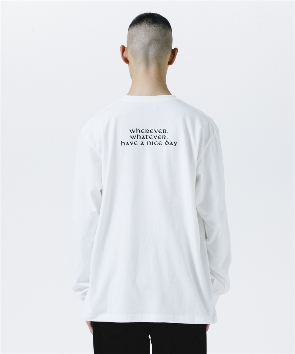 画像: 【25秋冬ご予約受付中！25年8月入荷予定】ROTTWEILER/R9 PHOTO LS TEE（WHITE）［プリント長袖T-25秋冬］