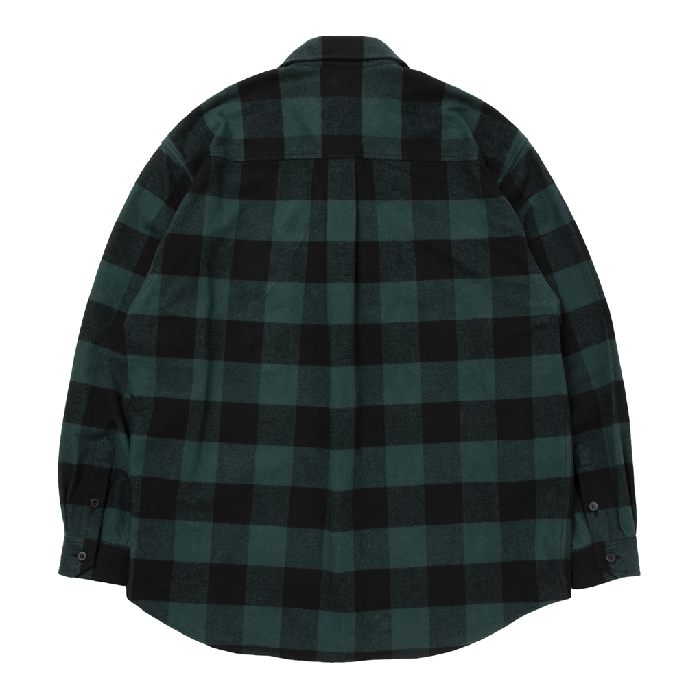 画像: 【25秋冬ご予約受付中！25年10月入荷予定】ROTTWEILER/R9 BUFFALO CHECK SHIRT（GREEN）［バッファローチェックシャツ-25秋冬］