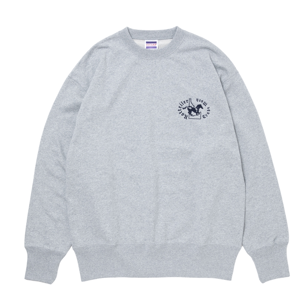 画像: 【25秋冬ご予約受付中！25年9月入荷予定】ROTTWEILER/HORSE SWEATER（GRAY）［クルーネックスウェット-25秋冬］