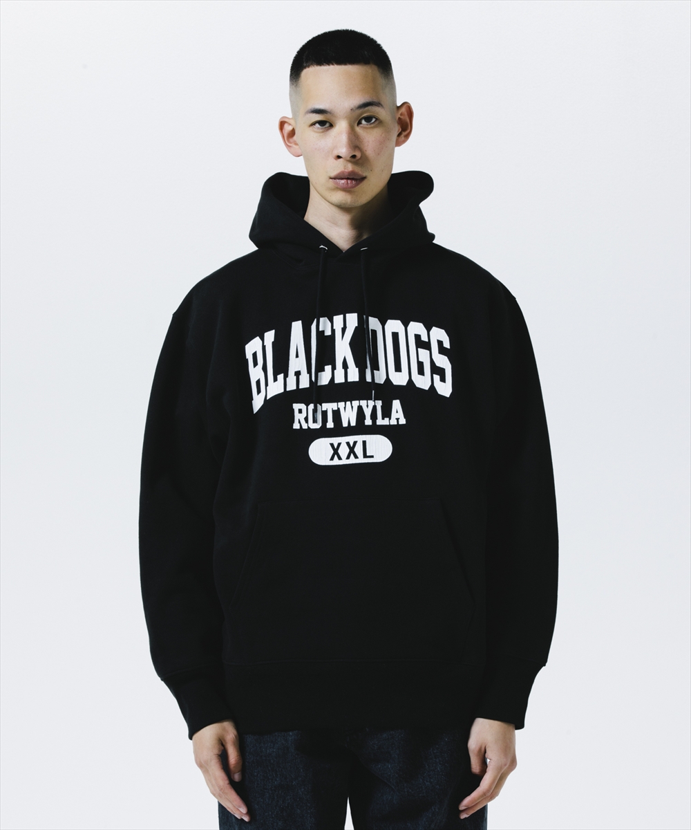 画像: 【25秋冬ご予約受付中！25年9月入荷予定】ROTTWEILER/BD XXL PARKA（BLACK）［プルオーバーパーカー-25秋冬］