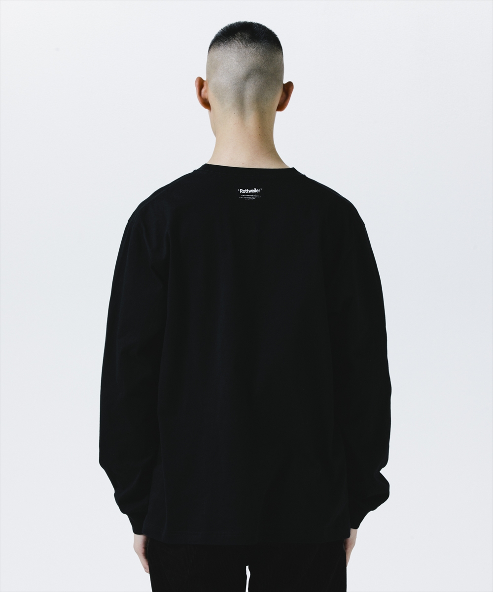 画像: 【25秋冬ご予約受付中！25年8月入荷予定】ROTTWEILER/R9 BASIC LS TEE（BLACK）［プリント長袖T-25秋冬］