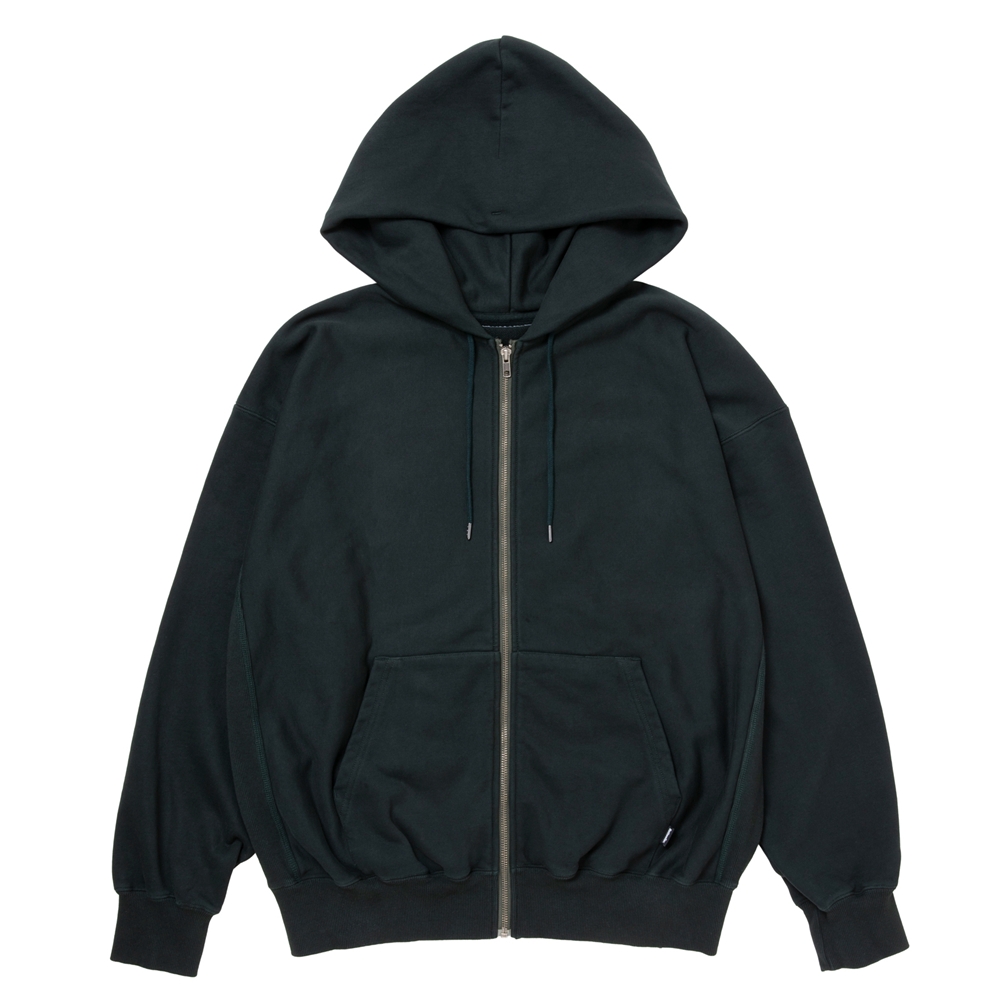 画像: 【25秋冬ご予約受付中！25年10月入荷予定】ROTTWEILER/R9 BASIC ZIP PARKA（DARK GREEN）［ジップアップパーカー-25秋冬］
