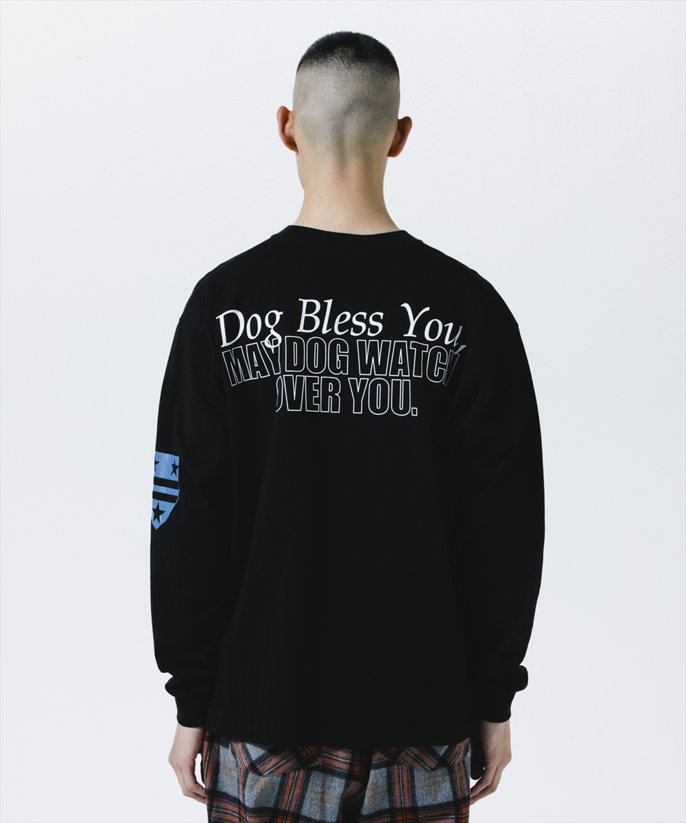 画像: 【25秋冬ご予約受付中！25年8月入荷予定】ROTTWEILER/DOG PHOTO LS TEE（BLACK）［プリント長袖T-25秋冬］