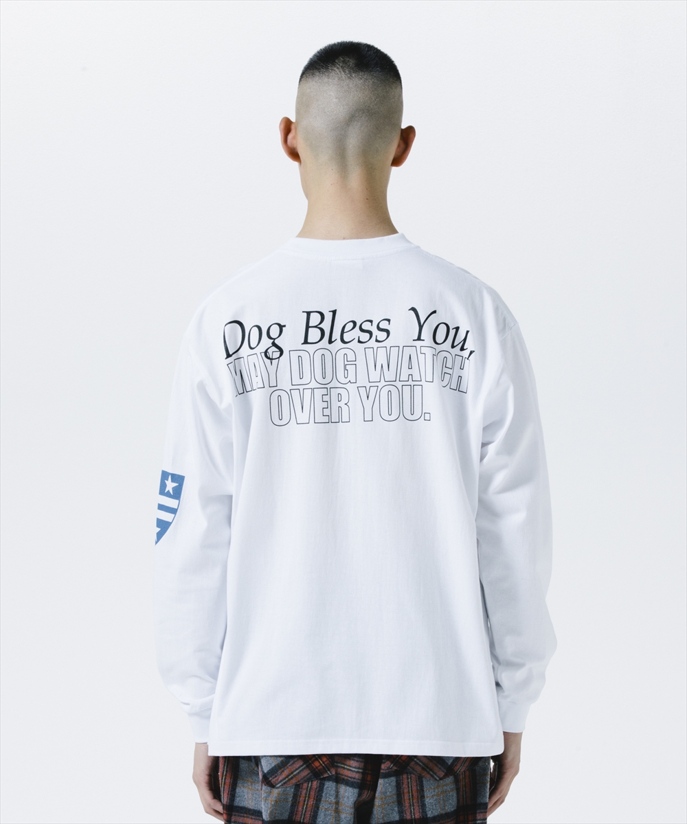 画像: 【25秋冬ご予約受付中！25年8月入荷予定】ROTTWEILER/DOG PHOTO LS TEE（WHITE）［プリント長袖T-25秋冬］
