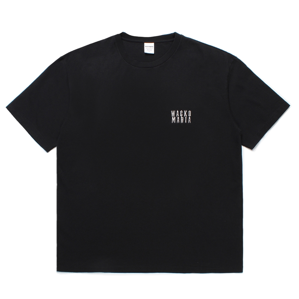 画像: WACKO MARIA/WASHED HEAVY WEIGHT T-SHIRT（BLACK）［刺繍T-25春夏］