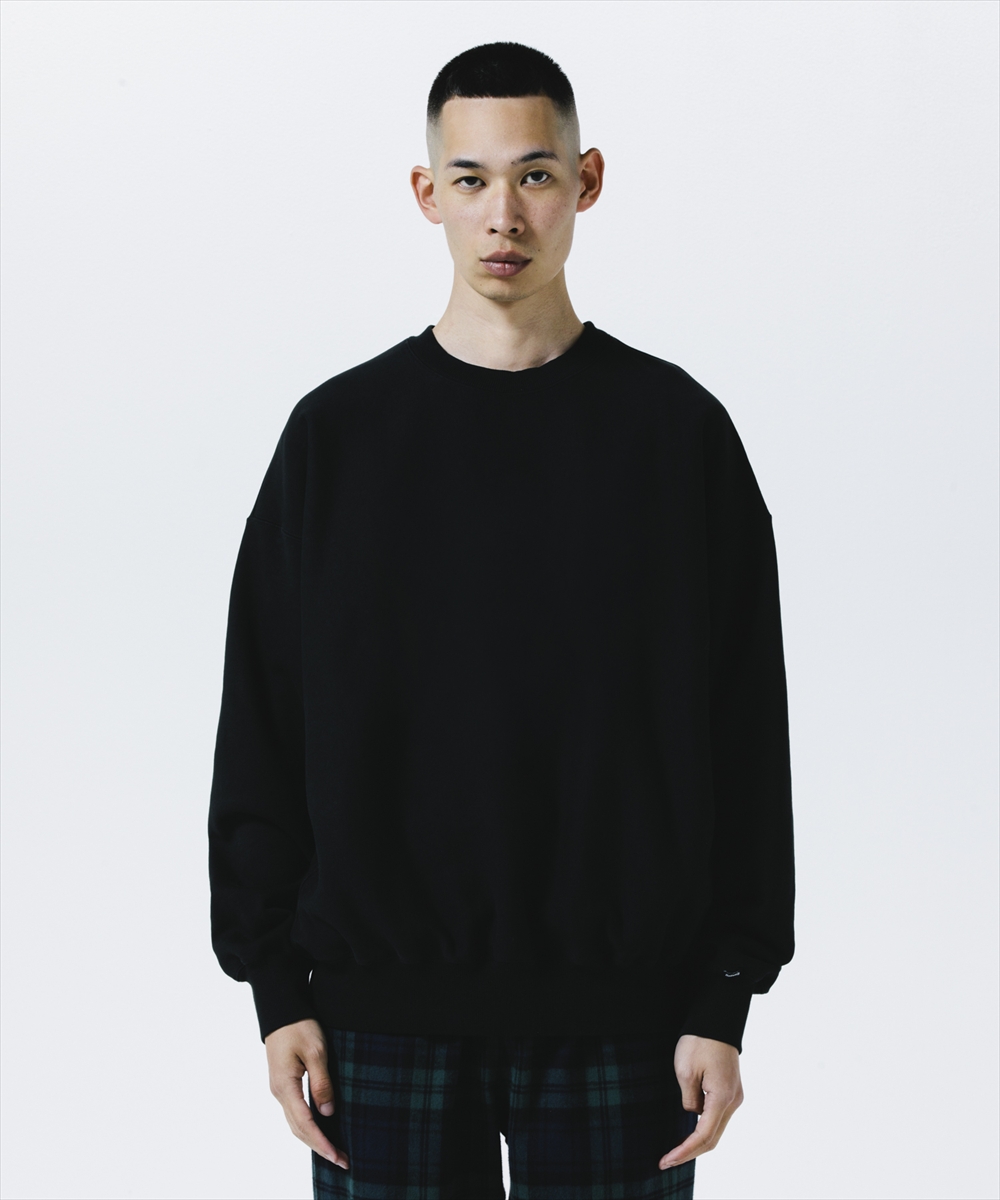画像: 【25秋冬ご予約受付中！25年9月入荷予定】ROTTWEILER/R9 BASIC SWEATER（BLACK）［クルーネックスウェット-25秋冬］