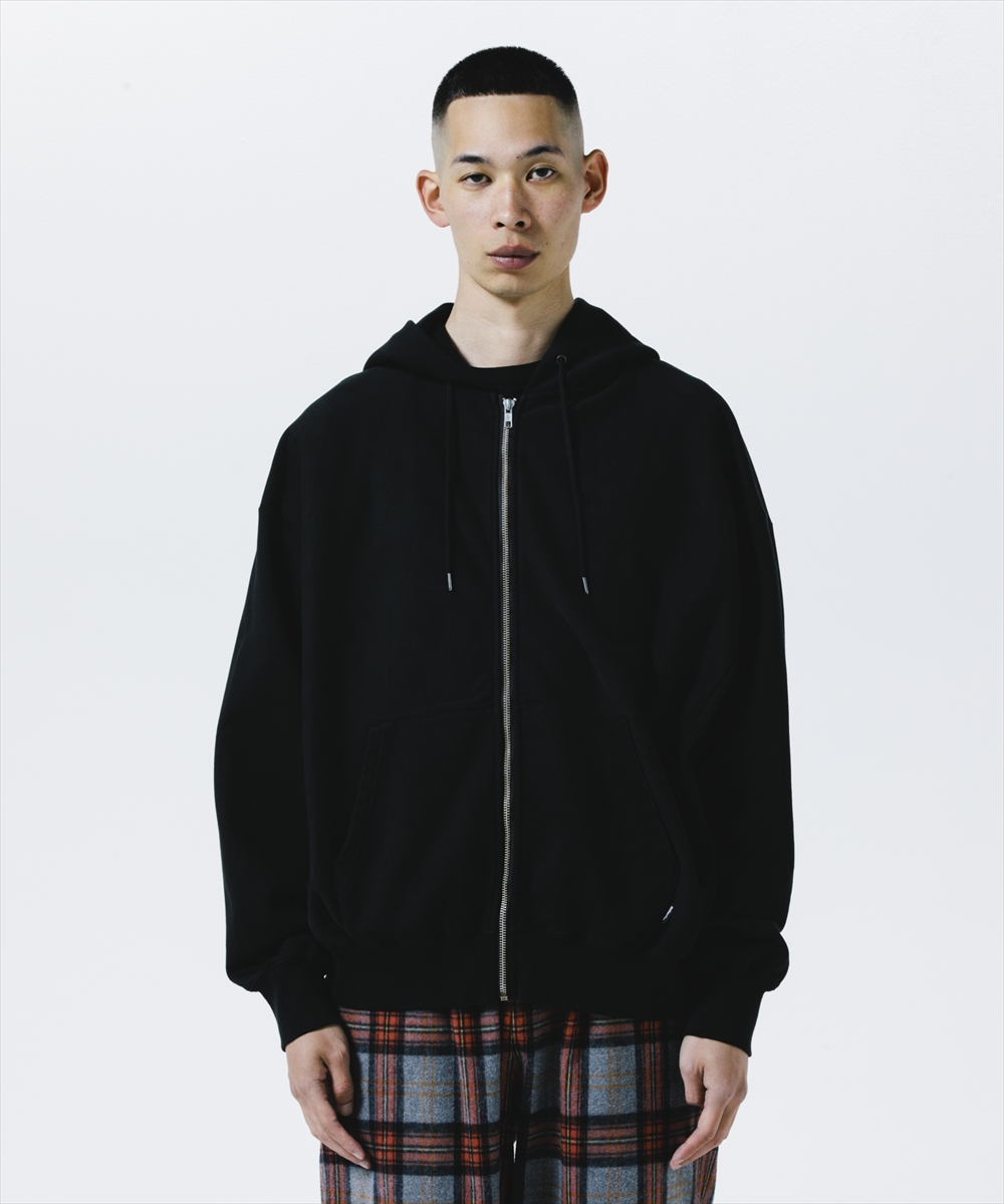 画像: 【25秋冬ご予約受付中！25年10月入荷予定】ROTTWEILER/R9 BASIC ZIP PARKA（BLACK）［ジップアップパーカー-25秋冬］