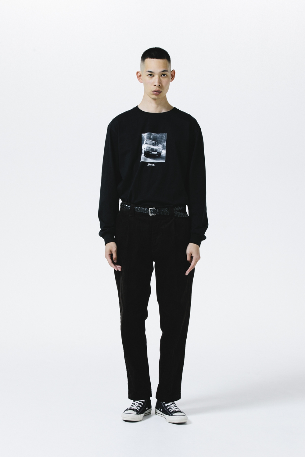 画像: 【25秋冬ご予約受付中！25年8月入荷予定】ROTTWEILER/R9 PHOTO LS TEE（BLACK）［プリント長袖T-25秋冬］