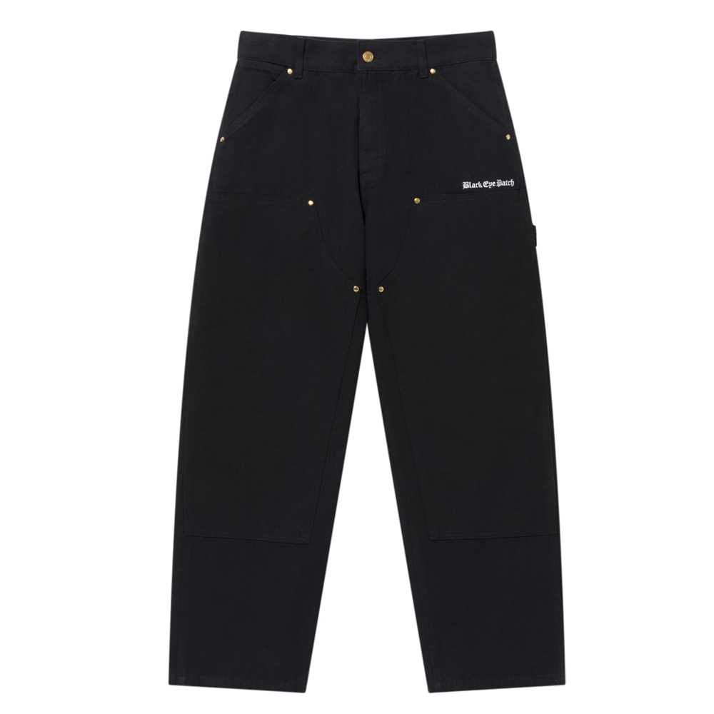 画像: BlackEyePatch/OE LOGO DOUBLE KNEE DUCK PANTS（BLACK）